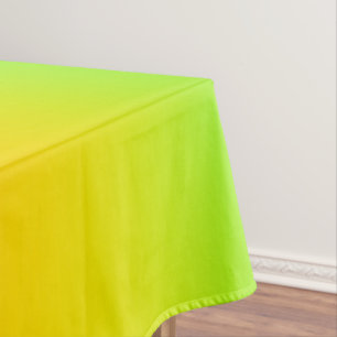 Mantel Azul neón, amarillo, gradiente verde, ombre.