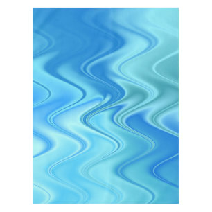 Mantel Azul Ondulado Abstracto