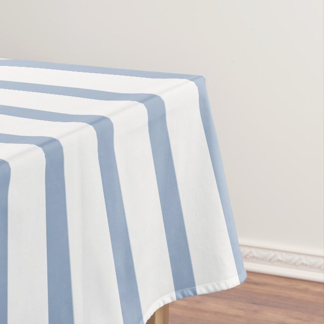 Mantel azul y blanco a rayas (In Situ)
