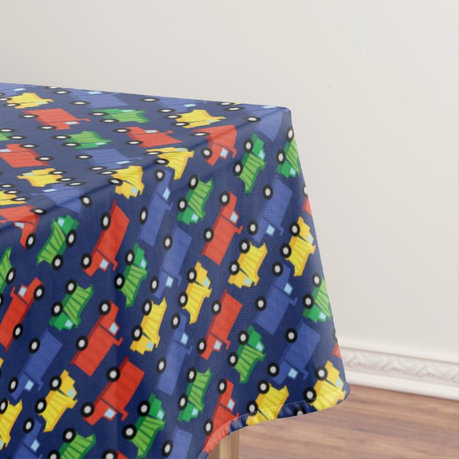 Mantel Baby Shower de camiones (In Situ)