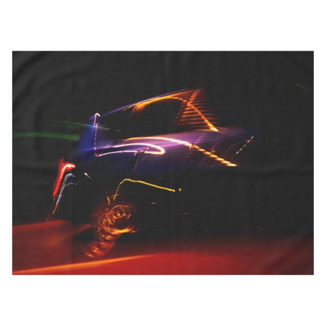 Mantel baile del auto morado (Frente (Horizontal))