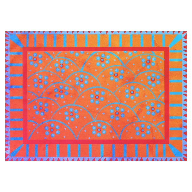 Mantel Baja Blooms Tablillas Vintage (Frente (Horizontal))