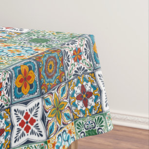 Mantel Baldosas inspiradas por Talavera