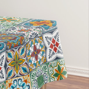 Mantel Baldosas inspiradas por Talavera