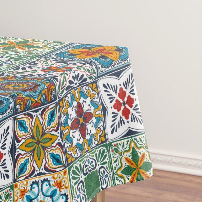 Mantel Baldosas inspiradas por Talavera (In Situ)