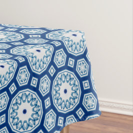 Mantel Baldosas marroquíes,azulejos azules,Impresión de t