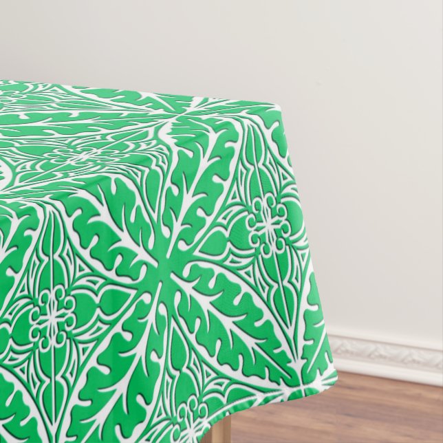 Mantel Baldosas marroquíes - verde jade y blanco (In Situ)