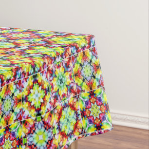 Mantel Baldosas mediterráneas, mosaicos de tinta de alcoh