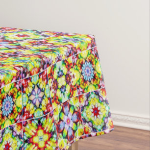 Mantel Baldosas mediterráneas, mosaicos de tinta de alcoh