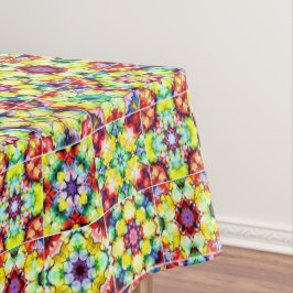 Mantel Baldosas mediterráneas, mosaicos de tinta de alcoh