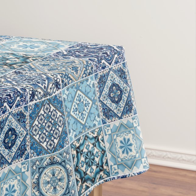 Mantel Baldosas mediterráneas, portuguesas, azulejo, mall (In Situ)