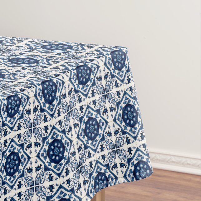 Mantel Baldosas mediterráneas, portuguesas, azulejo, mall (In Situ)