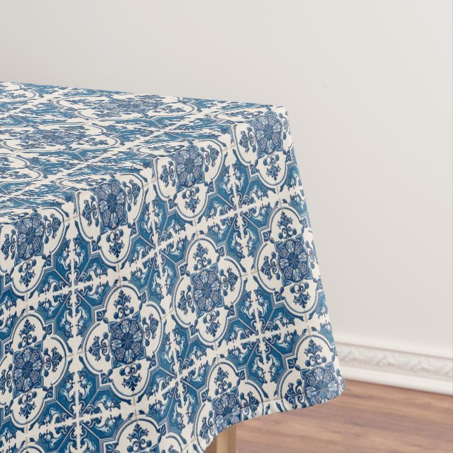 Mantel Baldosas mediterráneas, portuguesas, azulejo, mall (In Situ)