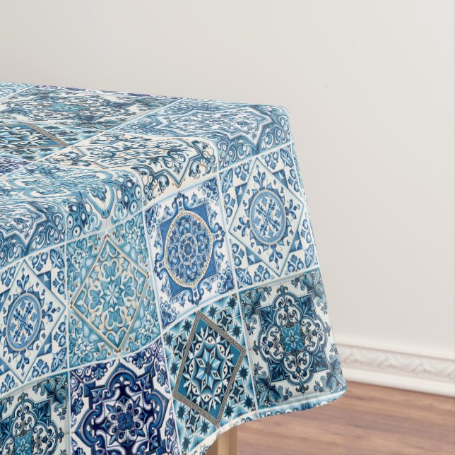 Mantel Baldosas mediterráneas, portuguesas, azulejo, mall (In Situ)