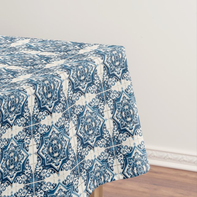 Mantel Baldosas mediterráneas, portuguesas, azulejo, mall (In Situ)