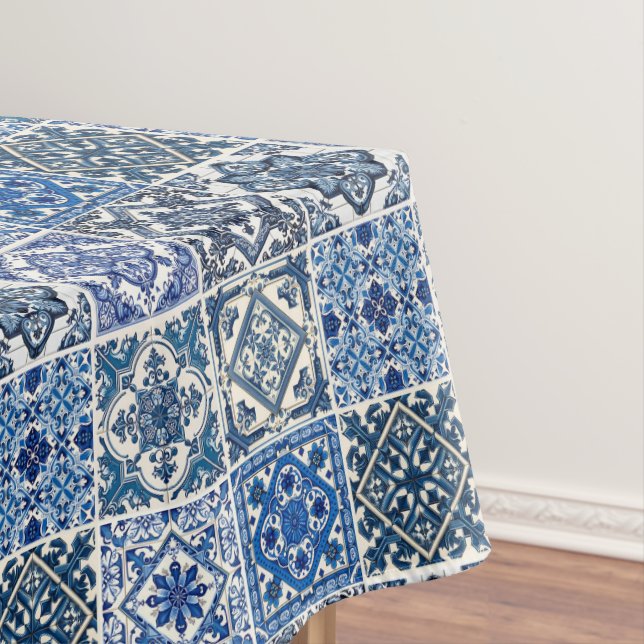 Mantel Baldosas mediterráneas, portuguesas, azulejo, mall (In Situ)