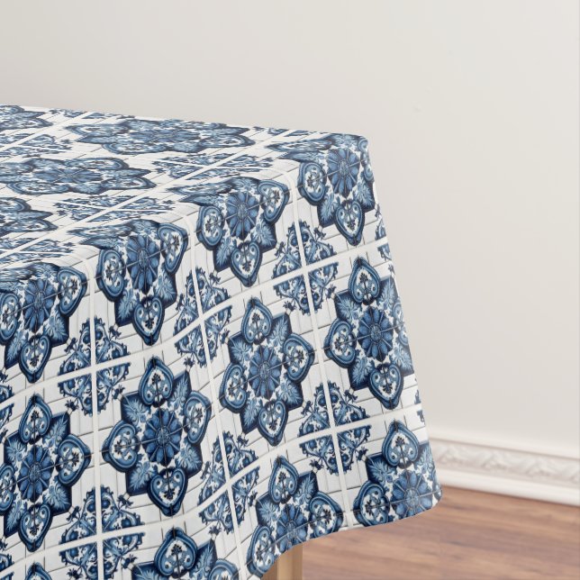 Mantel Baldosas mediterráneas, portuguesas, azulejo, mall (In Situ)