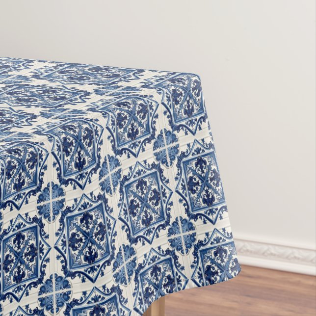 Mantel Baldosas mediterráneas, portuguesas, azulejo, mall (In Situ)