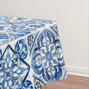 Mantel Baldosas mediterráneas, portuguesas, azulejo, mall
