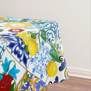 Mantel Baldosas,mosaico,azulejo,edredón,portugués,majó