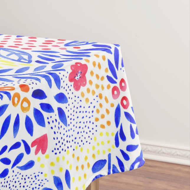 Mantel Balle Bold Floral Tableclol (In Situ)