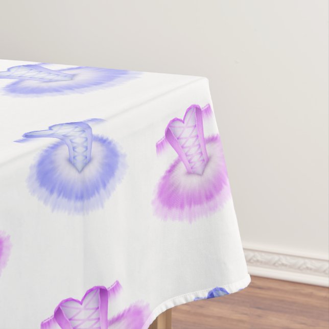 Mantel Ballet rosa y morado Cumpleaños Tutu acuarela (In Situ)