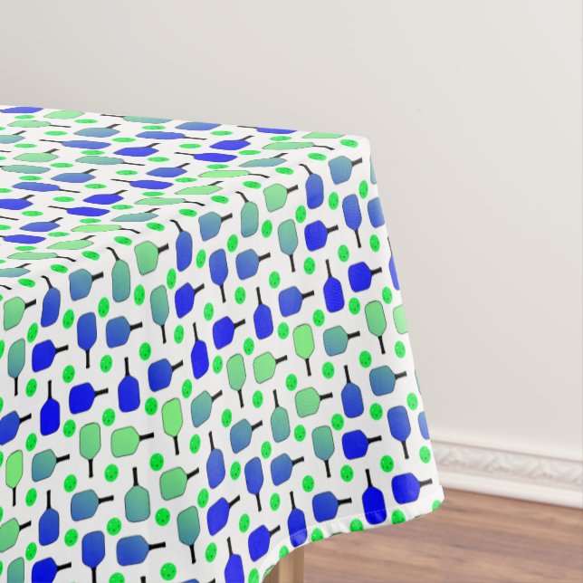 Mantel Baloncesto azul y verde remo bolas de pollo verdes (In Situ)