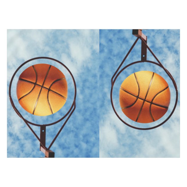 Mantel Baloncesto Hottest Shot Cotton Tablecloth. (Frente (Horizontal))