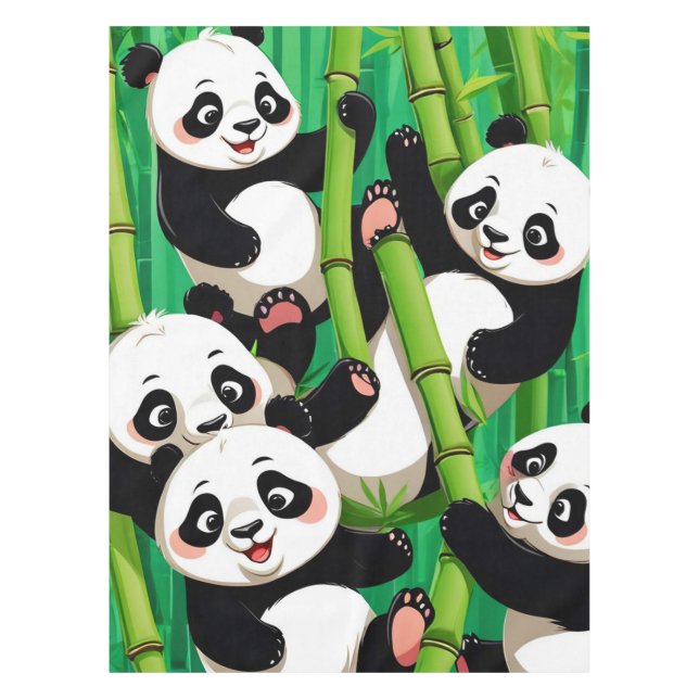 Mantel Bamboo Panda (Anverso)