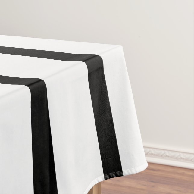 Mantel Banda Negra Y Blanca (In Situ)