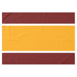 Mantel Banda roja negrita blanca ancha y brillante amaril