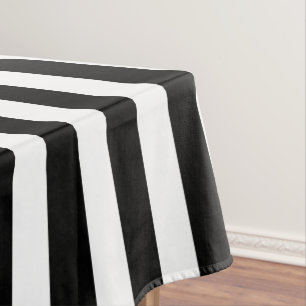 Mantel Bandas clásicas en blanco y negro