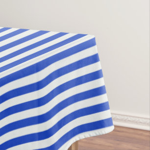 Mantel Bandas combinadas azules reales de Shirley Taylor