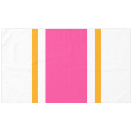 Mantel Bandas de Carreras blanca rosada y nítida de Bonit