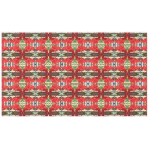 Mantel Bandas de geranio rojo