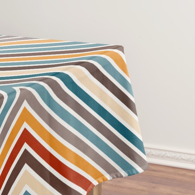 Mantel Bandas diagonales multicolor (In Situ)