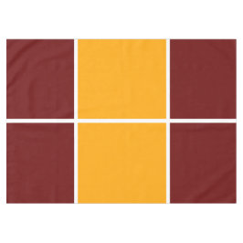 Mantel Bandas esporádicas negrita amarillo profundo rojo