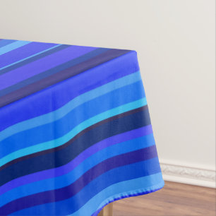 Mantel Bandas horizontales azules