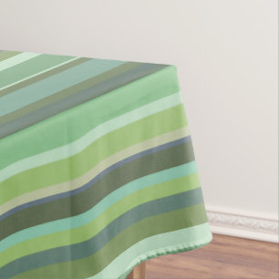 Mantel Bandas horizontales de color verde oliva