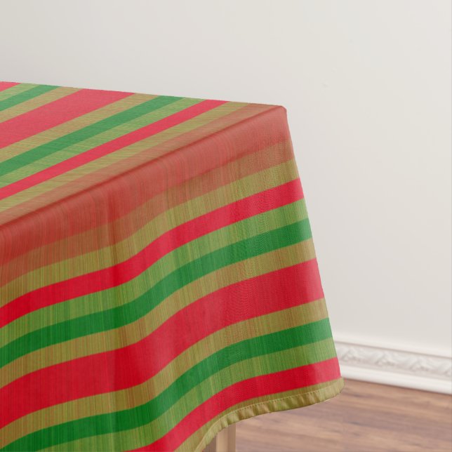 Mantel Bandas rojas de oro verde (In Situ)