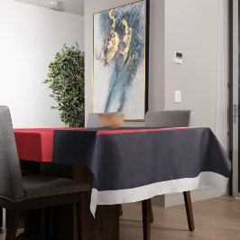 Mantel Bandas rojas y azules