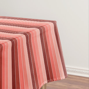 Mantel Bandas rosadas rojas corales