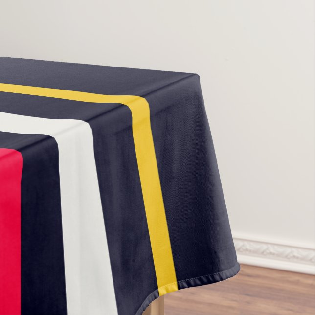 Mantel Bandas uniformes azules (In Situ)