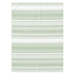 Mantel Bandas verde pálido monograma