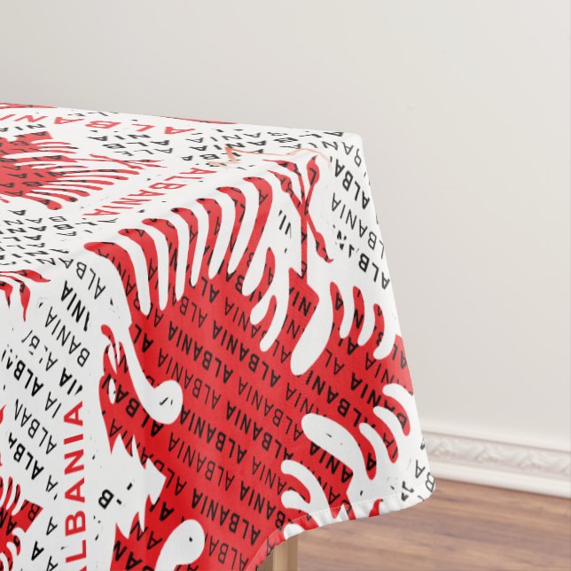 Mantel Bandera albanesa 4 (In Situ)