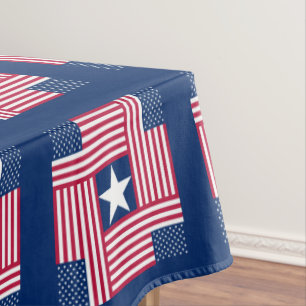 Mantel Bandera americana del estilo del arte popular