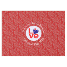 Bandera Australiana Corazón AMOR Rojo Texto Person