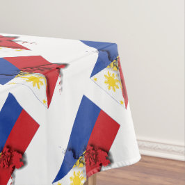 Mantel Bandera de FILIPINAS Elegante Geométrica Patriótic