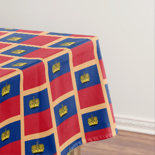 Mantel Bandera de Liechtenstein y manteles/decoración