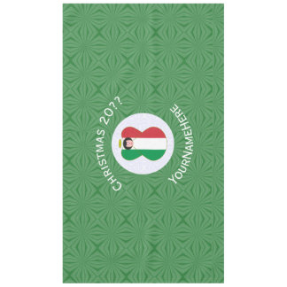 Mantel Bandera de Navidad del ángel de Italia Personaliza